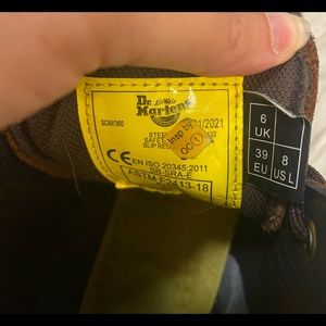 Doc Martens women’s composite toe boot